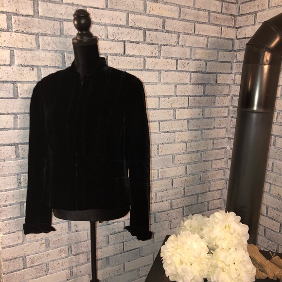 Black Velvet I.N.C. Jacket ๐น๐ - Picture 8 of 8
